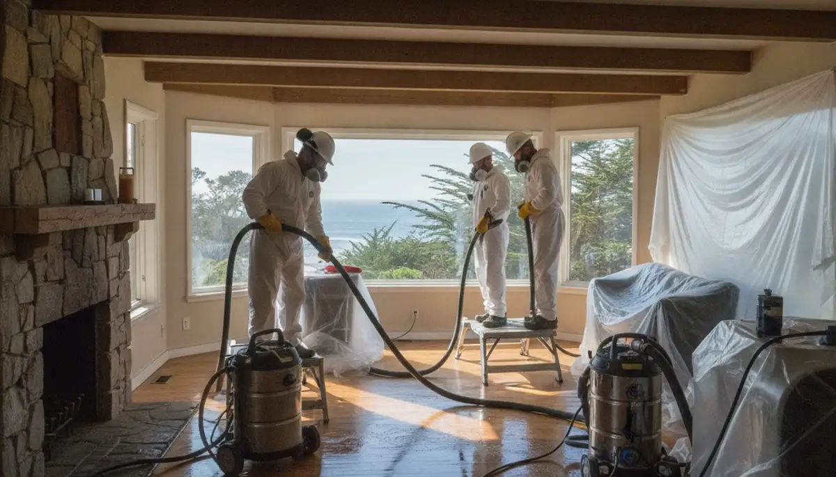 Water damage restoration team serving Salinas, CA for emergency cleanup and drying services