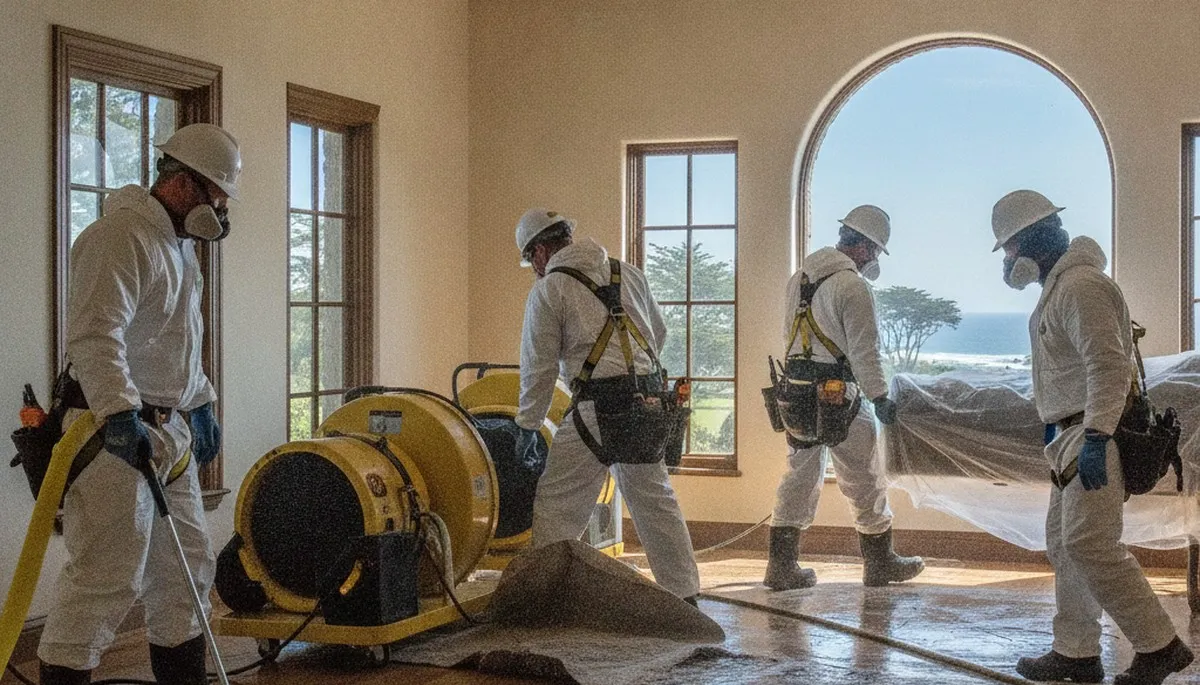 Water Damage Pebble Beach Ca Image 1