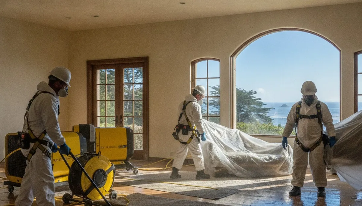 Water Damage Pebble Beach Ca Image 2